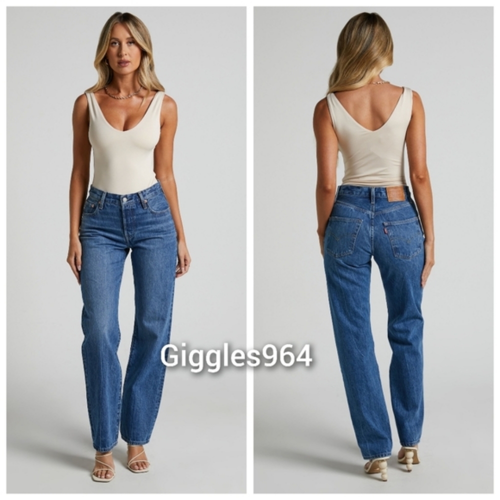 Levi's 501 Rigid Denim Jeans - Picture 3 of 10